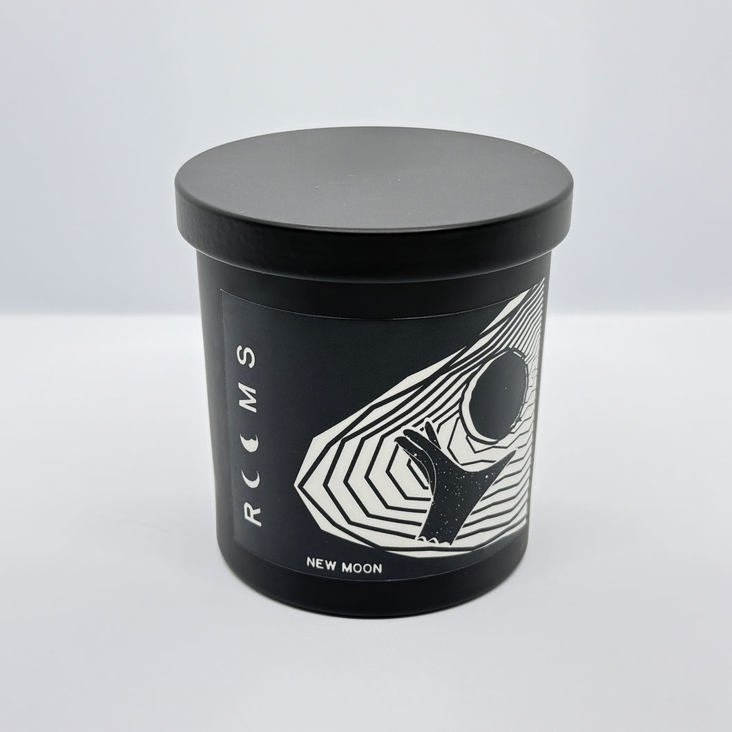 New Moon Altar Candle – Vanilla, Oakmoss, Jasmine, Sandalwood